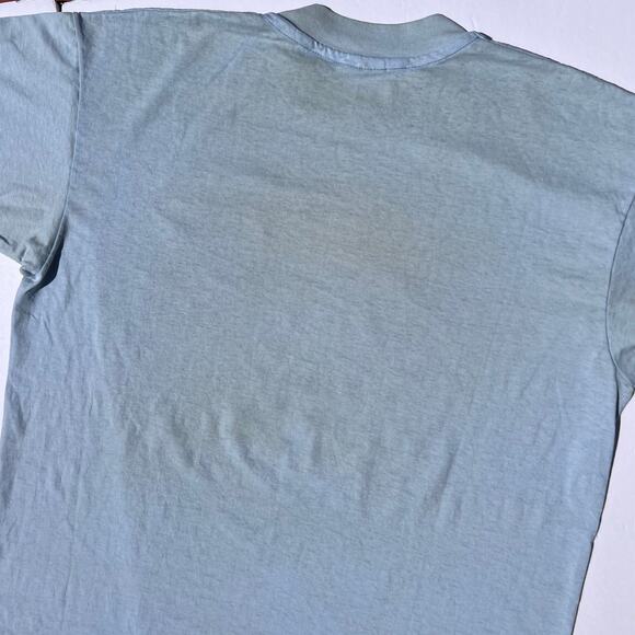 Vintage Cowboy Horse Amarillo Texas Grunge Obscure Country T Shirt Blue Hanes XL - Picture 10 of 12